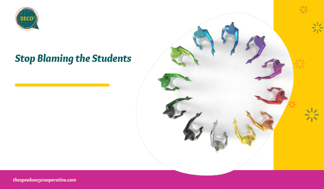 Voice Teachers: Stop Blaming the Students