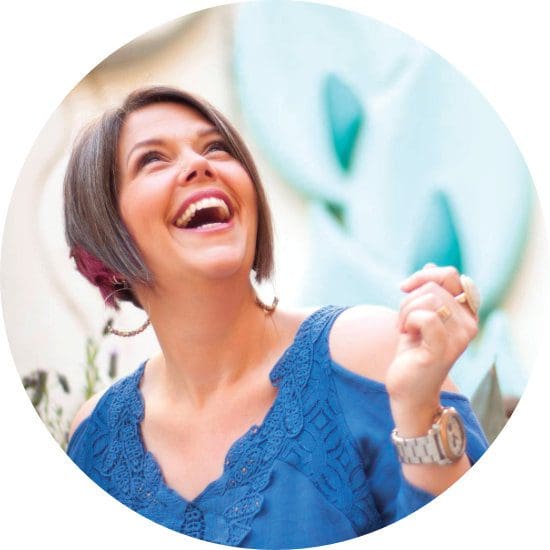 Michelle front looking up