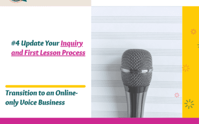 How to Transition to an Online Voice Business – Inquiry and First Lesson Process