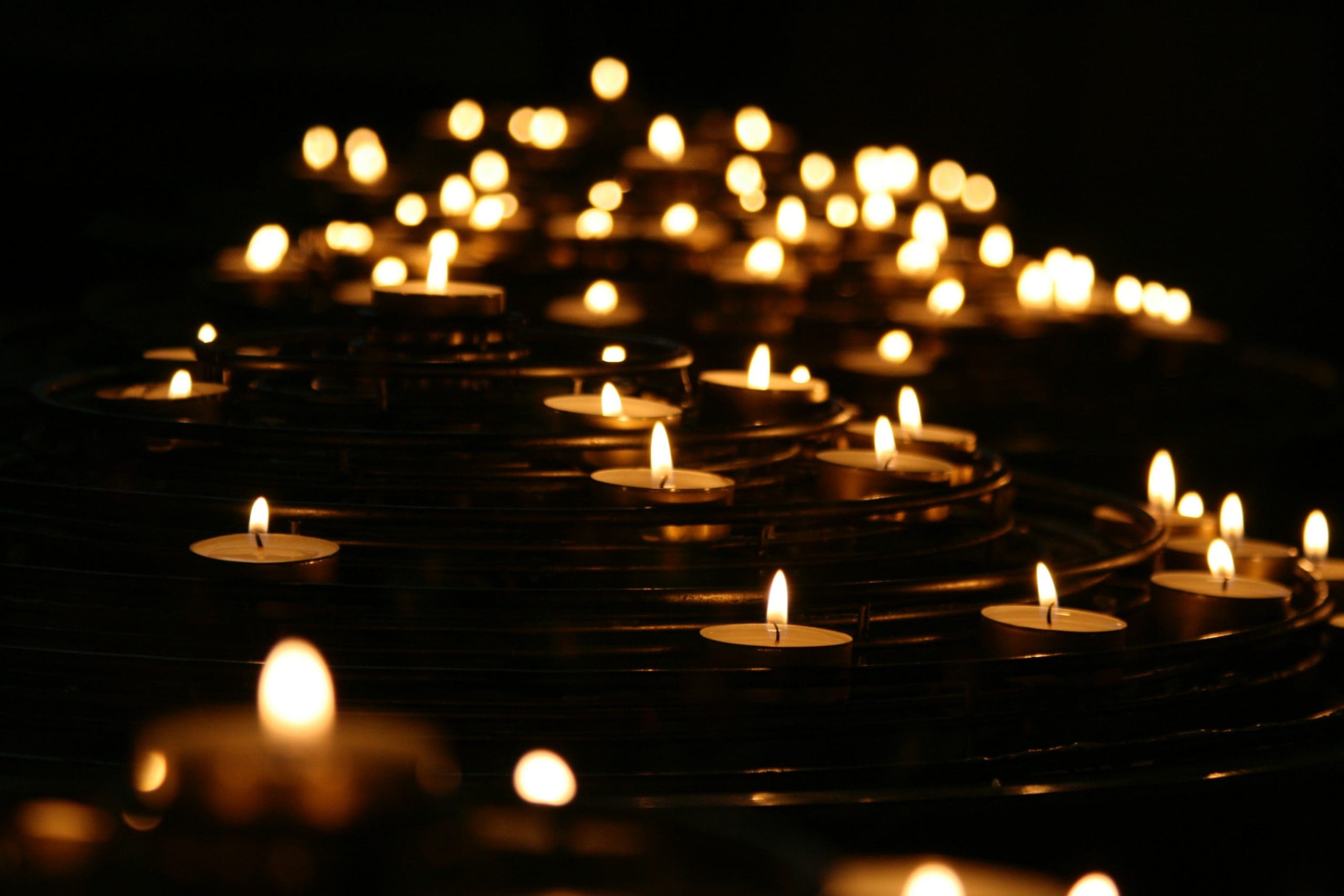 tealights light the way for grief and managing difficult times