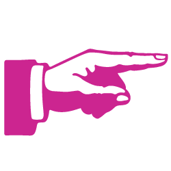 pink finger pointing