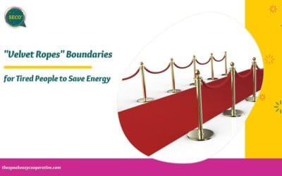 Velvet Ropes Boundaries for Tired People